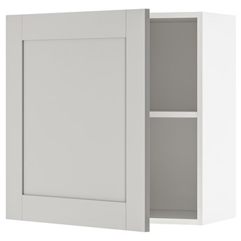 IKEA KNOXHULT Szafka wisząca z drzwiczkami, szary, 60x60 cm
