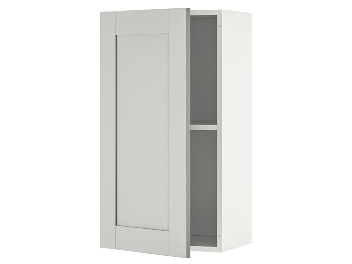 IKEA KNOXHULT Szafka wisząca z drzwiczkami, szary, 40x75 cm Płyta MDF Kategoria Szafki kuchenne