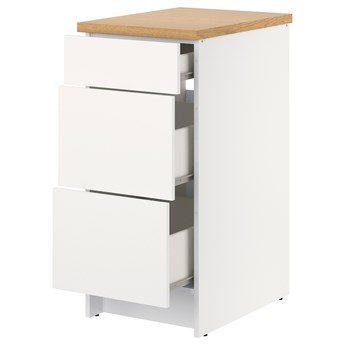 IKEA KNOXHULT Szafka z szufladami, biały, 40 cm