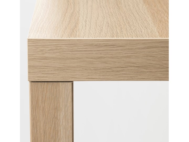IKEA LACK Stolik, Dąb bejcowany na biało, 55x55 cm Zestaw stolików Wysokość 45 cm Płyta MDF Funkcje Bez dodatkowych funkcji