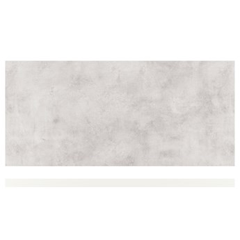 IKEA LYSEKIL Panel ścienny, 2str biały/jasnoszary imitacja betonu, 119.6x55 cm