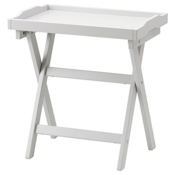 IKEA MARYD Stolik z tacą, Szary, 58x38x58 cm
