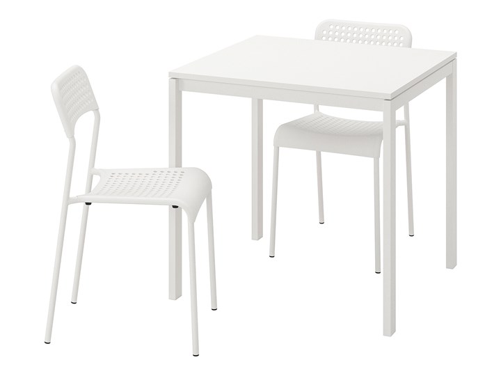 IKEA MELLTORP / ADDE Stół i 2 krzesła, biały, 75 cm Kategoria Stoły z krzesłami