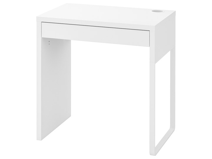 IKEA MICKE Biurko, Biały, 73x50 cm Głębokość 73 cm Płyta MDF Szerokość 73 cm Kategoria Biurka
