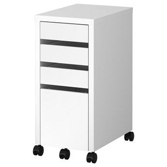 IKEA MICKE Komoda z miejscem na dokumenty, Biały, 35x75 cm