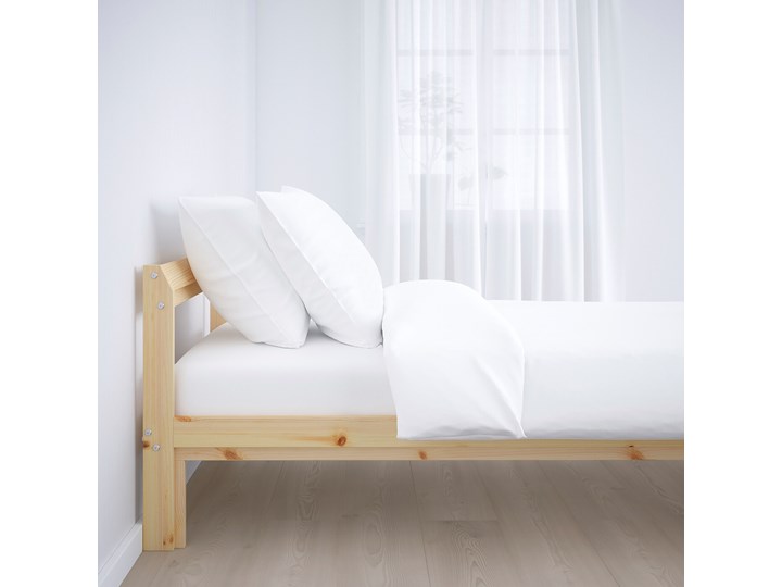 IKEA NEIDEN Rama łóżka, sosna, 90x200 cm Drewno Łóżko drewniane Liczba miejsc Jednoosobowe