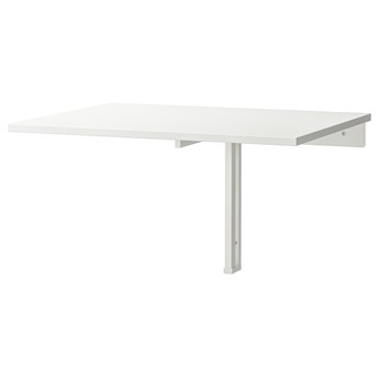 IKEA NORBERG Stolik składany ścienny, biały, 74x60 cm