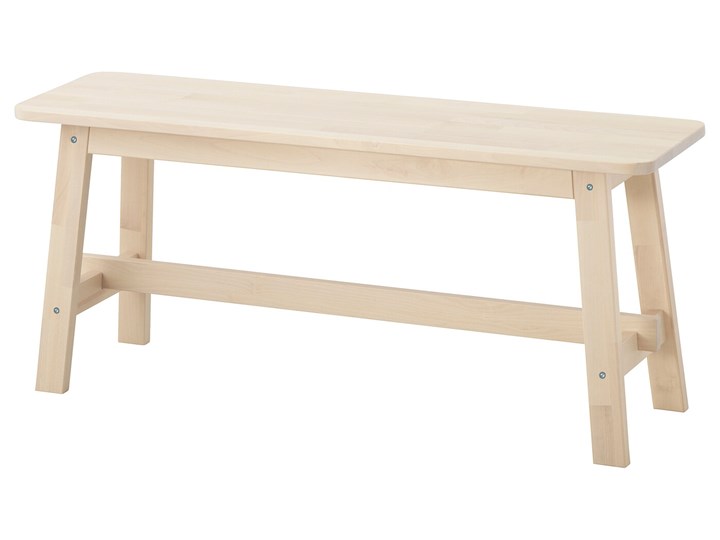 IKEA NORRÅKER Ławka, brzoza, 103 cm Kategoria Ławki do salonu Styl Minimalistyczny