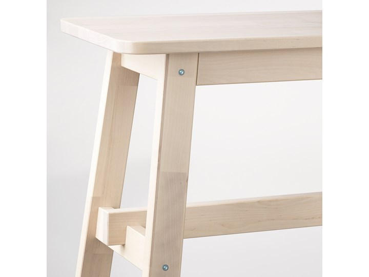 IKEA NORRÅKER Ławka, brzoza, 103 cm Styl Minimalistyczny