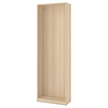 IKEA PAX Obudowa szafy, dąb bejcowany na biało, 75x35x236 cm