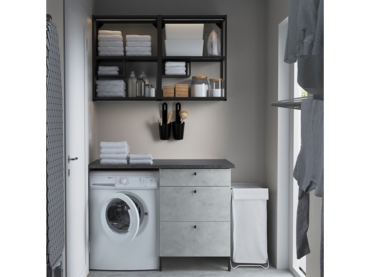 IKEA SKATTÅN Pojemnik, 12x34 cm Tworzywo sztuczne Kategoria Pojemniki i puszki