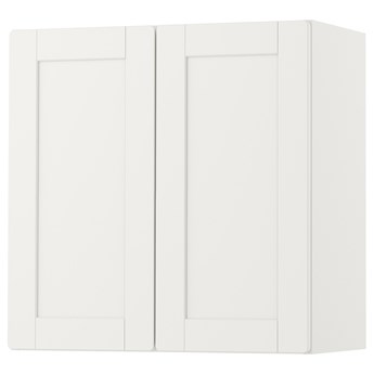IKEA SMÅSTAD Szafka ścienna, Biały biała rama/z 1 półką, 60x32x60 cm