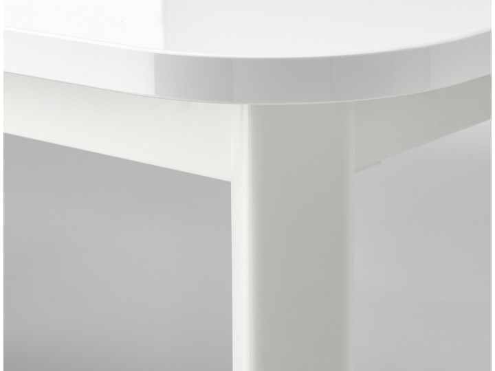 IKEA STRANDTORP / TOBIAS Stół i 4 krzesła, biały/przezroczysty, 150/205/260x95 cm Kategoria Stoły z krzesłami