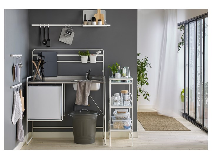 IKEA SUNNERSTA Pojemnik, biały, 12x11 cm Tworzywo sztuczne Kategoria Pojemniki i puszki