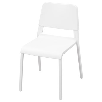 IKEA TEODORES Krzesło, Biały, Przetestowano dla: 110 kg