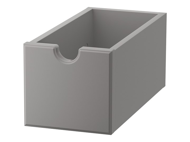 IKEA TORNVIKEN Pudełko, Szary, 16x34x15 cm Tkanina Drewno Pudełka Włóknina Kategoria Pudełka do przechowywania