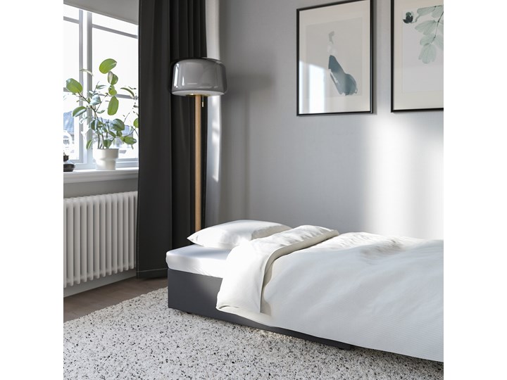 IKEA VALLENTUNA Moduł sofy rozkładanej, Kelinge antracyt, Szerokość: 80 cm Kolor Szary Modułowe Głębokość 100 cm Wielkość Jednoosobowa