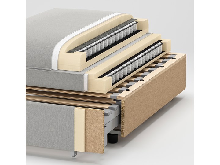 IKEA VALLENTUNA Moduł sofy rozkładanej, Kelinge rdzawy, Szerokość: 80 cm Modułowe Głębokość 100 cm Nóżki Bez nóżek