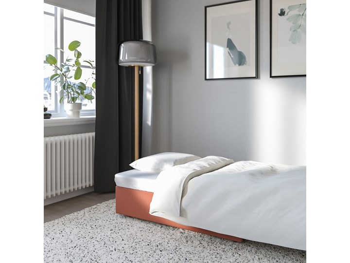 IKEA VALLENTUNA Moduł sofy rozkładanej, Kelinge rdzawy, Szerokość: 80 cm Modułowe Głębokość 100 cm Rozkładanie Rozkładana Powierzchnia spania 80x200 cm