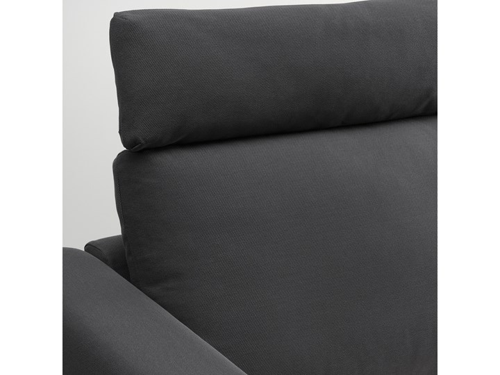 IKEA VIMLE Sofa 3-osobowa, z zagłówkiem/Hallarp szary, Wysokość z zagłówkiem: 103 cm Kategoria Sofy i kanapy