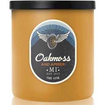 Colonial Candle All American męska sojowa świeca zapachowa w szkle 15 oz 425 g - Oakmoss & Amber