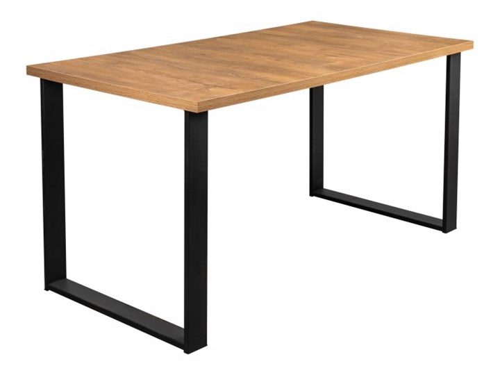 Stół z Metalowymi Nogami LOFT 150x80 Długość 150 cm Drewno Wysokość 76 cm Stal Szerokość 80 cm Tworzywo sztuczne Kształt blatu Prostokątny