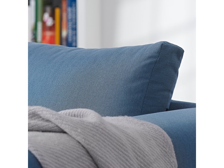 IKEA ASKEBY Sofa 2-osobowa rozkładana, Knisa średnioniebieski, Szerokość: 149 cm Pomieszczenie Pokój przedszkolaka Wielkość Dwuosobowa