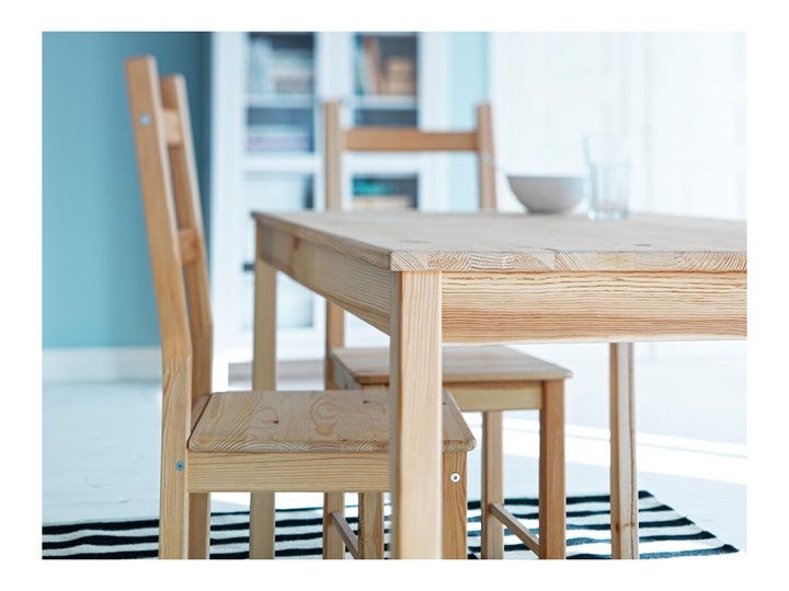IKEA INGO / IVAR Stół i 4 krzesła, sosna, 120 cm Kategoria Stoły z krzesłami Kolor Beżowy