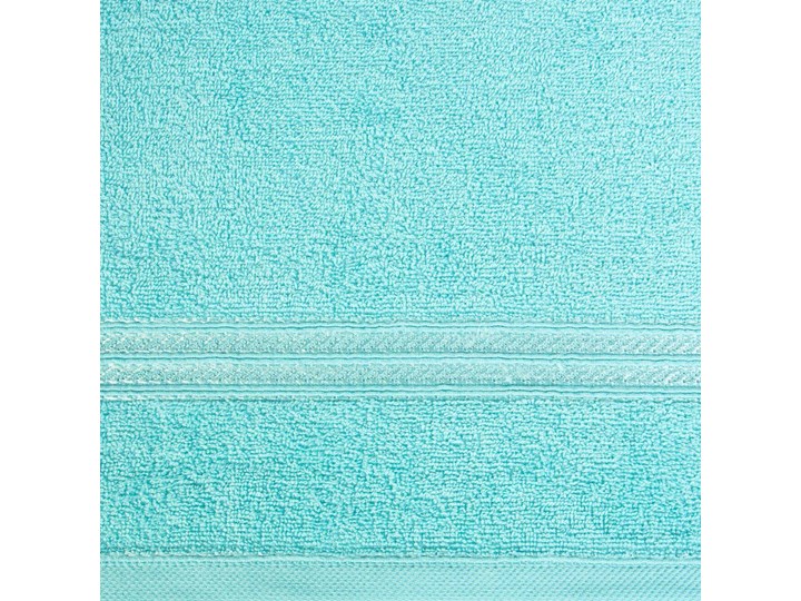 Ręcznik kąpielowy błękitny 50x90 frotte 450g/m2 elegancki, lśniąca bordiura, Lori Bawełna Kolor 50x90 cm Kategoria Ręczniki