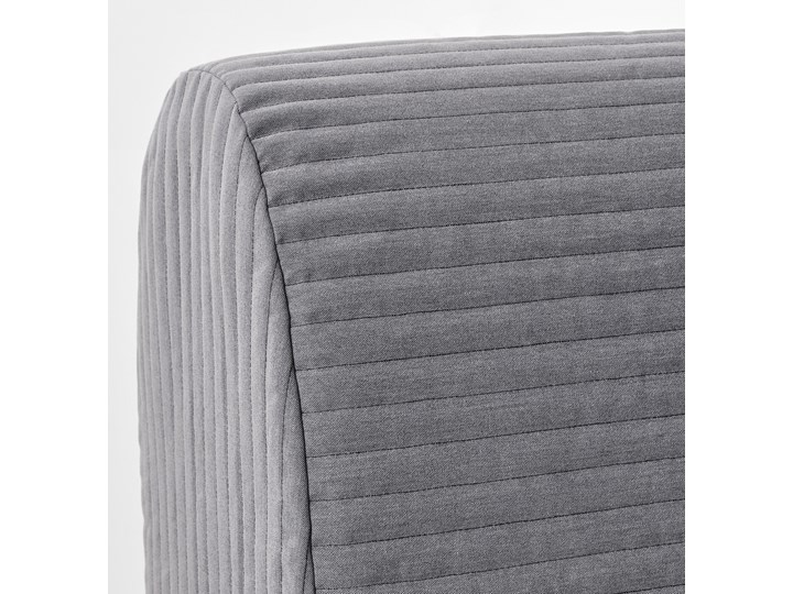 IKEA LYCKSELE LÖVÅS Fotel rozkładany, Knisa jasnoszary, Szerokość: 80 cm Tkanina Tworzywo sztuczne Wysokość 87 cm Głębokość 100 cm Bawełna Pomieszczenie Salon