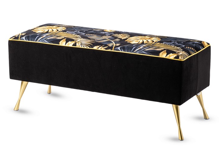 Ławka tapicerowana do przedpokoju Retro Fancy Gold Kategoria Ławki do salonu