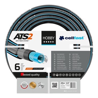 Wąż ogrodowy hobby ats2 fi=3/4" dł.50m rolka