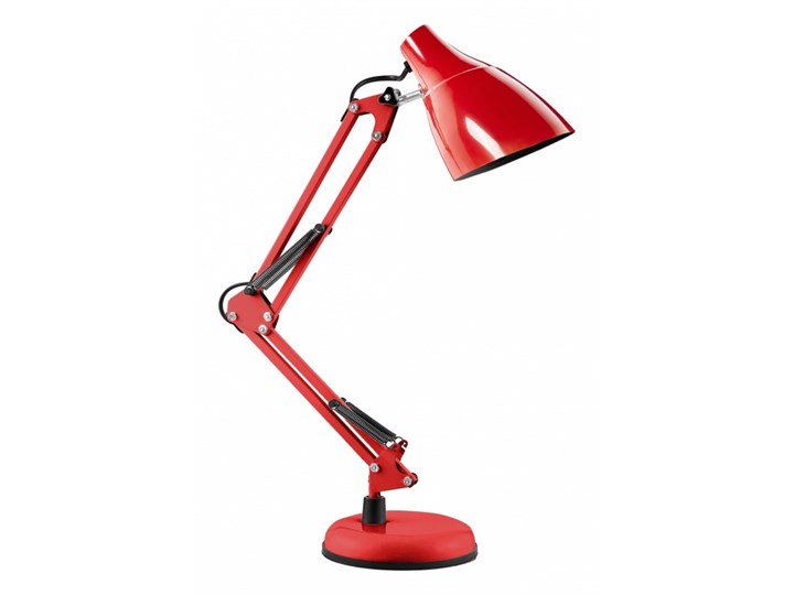 DIAN lampa biurkowa. 60W stalowa, czerwona kod: DL-1/R
