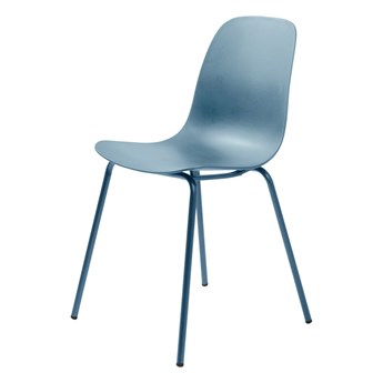 Zestaw 2 szaroniebieskich krzeseł Unique Furniture Whitby