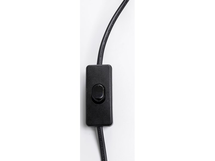 Lampa stołowa Flores Ø30x62 cm złota - klosz czarny Kolor Biały Lampa z kloszem Kolor Złoty