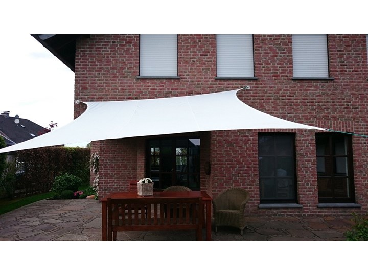 Żagiel przeciwsłoneczny COOLFIT kwadrat 5,0 x 5,0 x 5,0 x 5,0 m - Antracyt