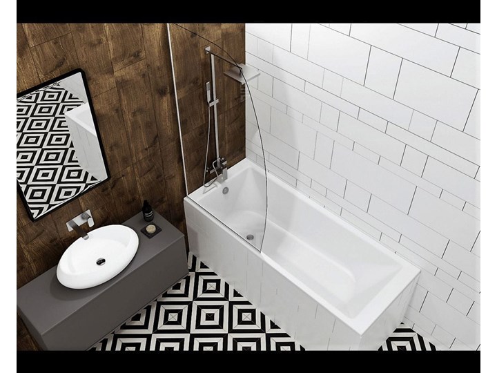 Wanna do zabudowy Massi ELEGA 190x90 Długość 190 cm Symetryczne Prostokątna Akryl Kategoria Wanny