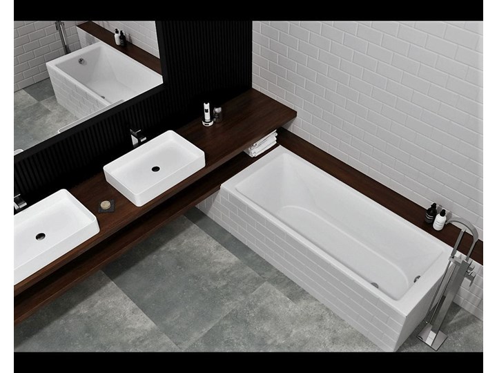 Wanna do zabudowy Massi ELEGA SLIM 160x70