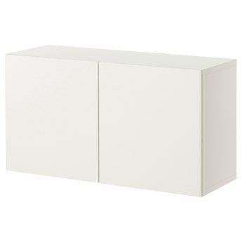 IKEA BESTÅ Kombinacja szafek ściennych, Biały/Lappviken biały, 120x42x64 cm