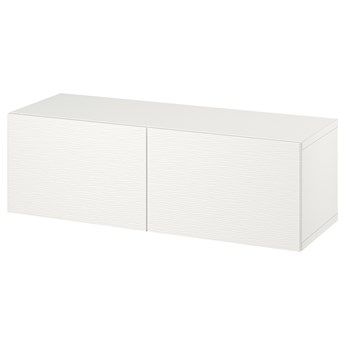 IKEA BESTÅ Kombinacja szafek ściennych, Biały/Laxviken biały, 120x42x38 cm