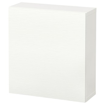 IKEA BESTÅ Kombinacja szafek ściennych, Biały/Laxviken biały, 60x22x64 cm