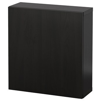 IKEA BESTÅ Kombinacja szafek ściennych, Czarnybrąz/Lappviken czarnybrąz, 60x22x64 cm
