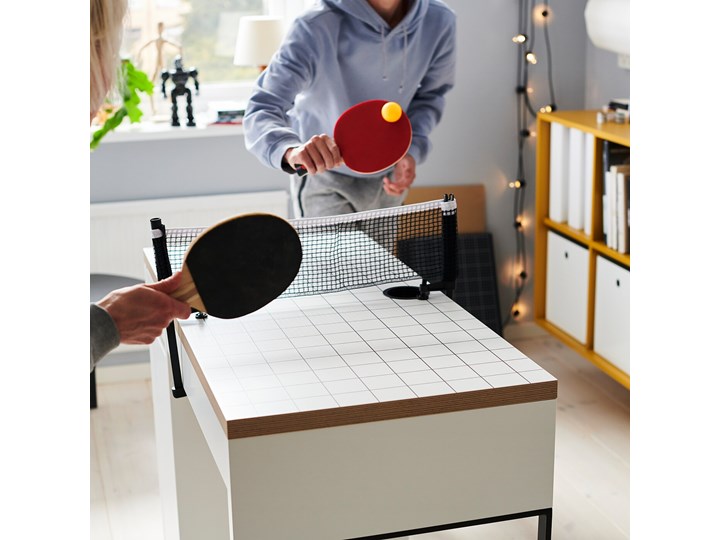 IKEA MICKE Biurko, Biały/antracyt, 105x50 cm Szerokość 105 cm Płyta MDF Kategoria Biurka