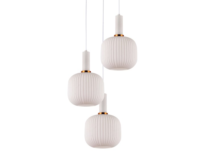 POTRÓJNA LAMPA WISZĄCA LOFT BIAŁA GATO W3-RD