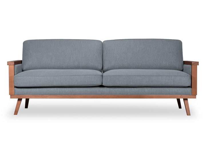 Sofa Orkidé 3-osobowa z funkcją spania (Braveheart Pigeon :braveheart/pigeon) Głębokość 114 cm Wersalka Boki Z bokami