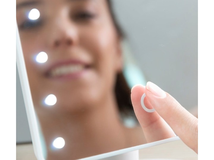 Lusterko stołowe z oświetleniem LED InnovaGoods Kategoria Lustra