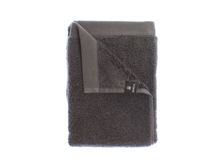 2-pak ciemnoszare ręczniki Maxime GOTS z bawełny organicznej 30x50 HIMLA 30x50 cm Bawełna Komplet ręczników Frotte 270x270 cm Kolor Szary