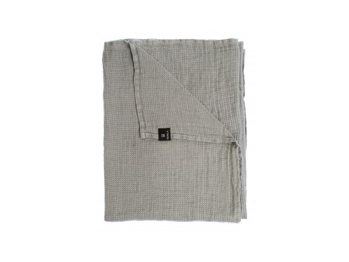 Szary lniany ręcznik Fresh Laundry w waflowy wzór 70x135 HIMLA 70x135 cm Ręcznik kąpielowy Len Kategoria Ręczniki