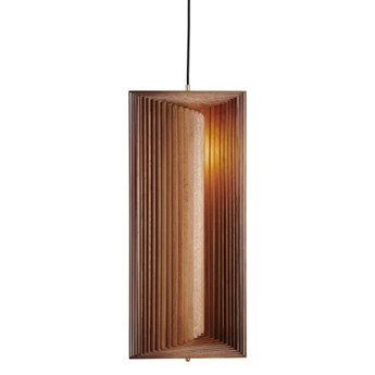 Lampa drewniana wisząca Frames - jasny dymiony dąb NORR11