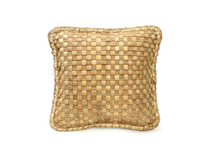 Naturalna poduszka dekoracyjna 40x40 Hyacinth z hiacyntu wodnego BAZAR BIZAR